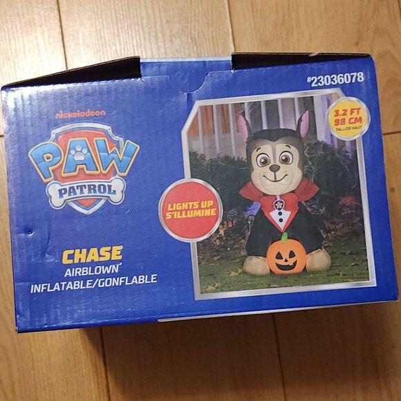 Gemmy Airblown Inflatable Paw Patrol Chase as Vampire 3 ft Tall, Brown - Picture 4 of 5
